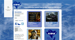 Desktop Screenshot of icarustheatre.co.uk